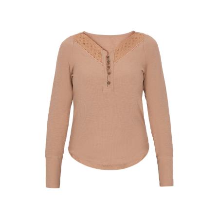 Gaya Gaya Shirt Fashion Look karamel / brokaat