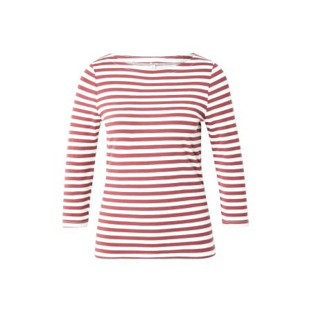 Only ONLY Shirt ONLFIFI wijnrood / wit