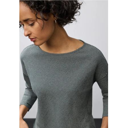 Street One Shirt met geribde structuur -