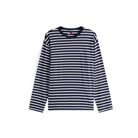 Tommy Jeans Tommy Jeans Shirt BRETON navy / wit