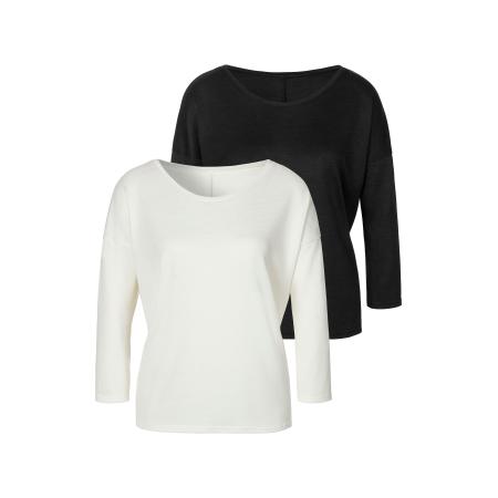 Lascana LASCANA Shirt crème / zwart