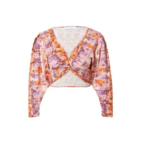 Hofmann Copenhagen Hofmann Copenhagen Shirt Kira bruin / lila / oranje / rosa