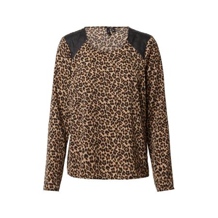 Vero Moda VERO MODA Shirt SERENA crème / bruin / zwart