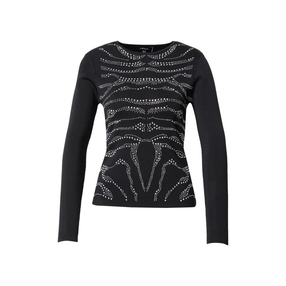 Karen Millen Karen Millen Shirt zwart / zilver -