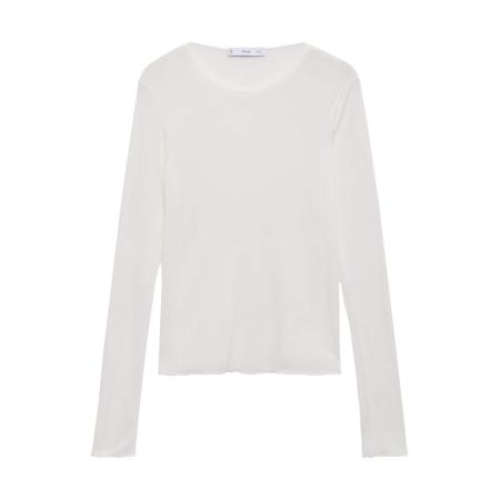 Mango MANGO Shirt TRANCOSO wit