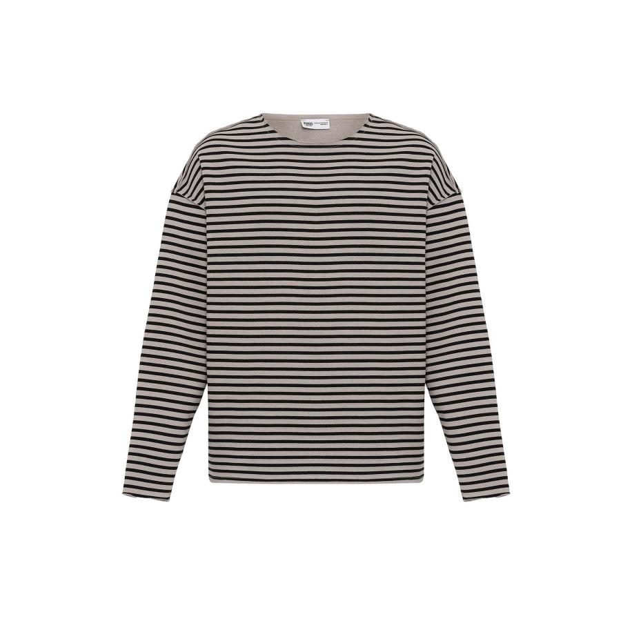 VAMOS CLO VAMOS CLO Shirt aardetinten / zwart -