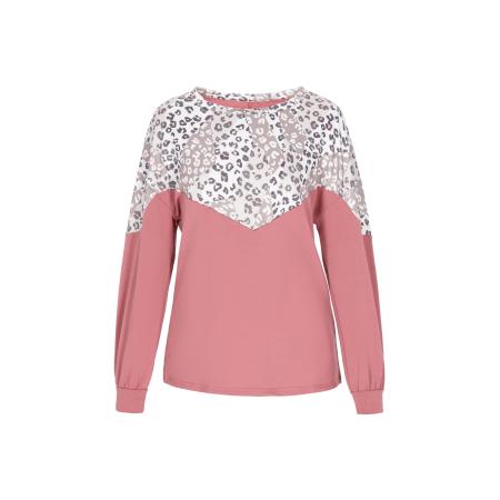 TALENCE TALENCE Shirt Fashion Look grijs / pitaja roze / zwart / wit