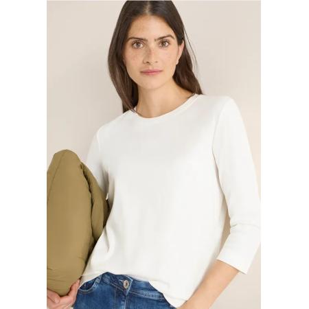 CECIL Shirt met geribde structuur