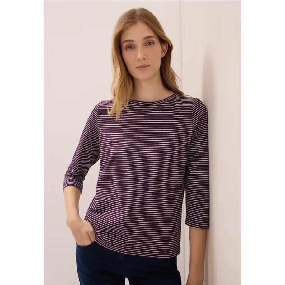 CECIL Gestreept shirt Rood