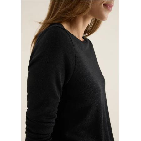 CECIL Glitterend shirt van jersey