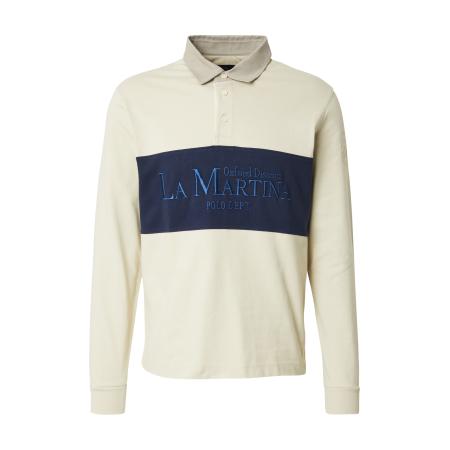 La Martina La Martina Shirt donkerblauw / grijs / wit