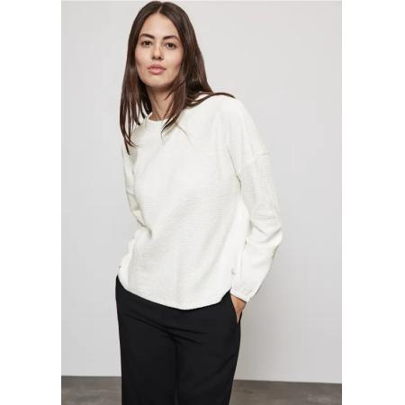 Street One Gestructureerd shirt met col