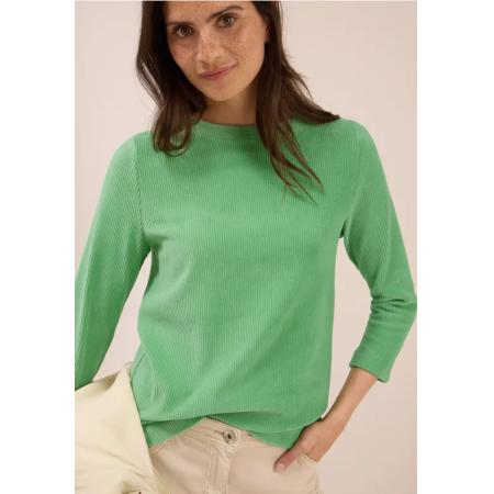 CECIL Corduroy overhemd in effen kleur