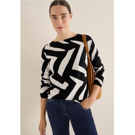 CECIL Ottomaans shirt met patroon