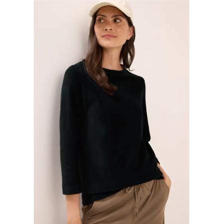 CECIL Corduroy overhemd in effen kleur