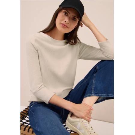 CECIL Corduroy overhemd in effen kleur