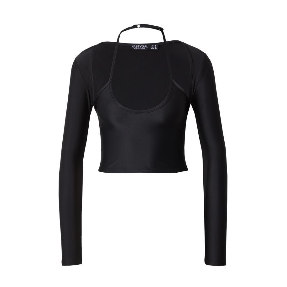 Nasty Gal Nasty Gal Shirt zwart -