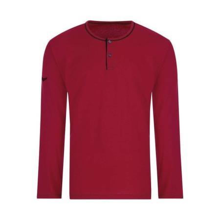 TRIGEMA Longsleeve chianti, Effen