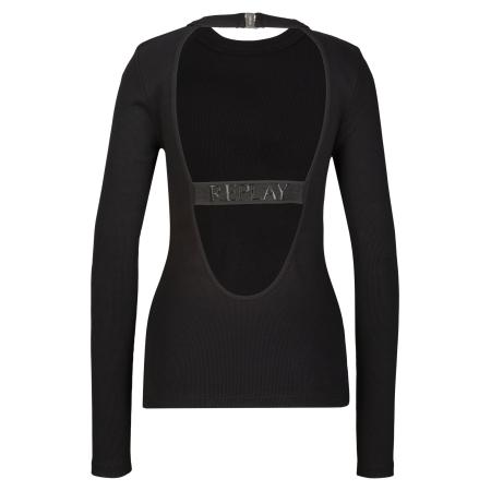 Replay REPLAY Shirt COSTINA zwart