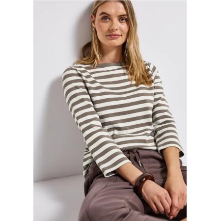 Street One Gestreept boothals shirt