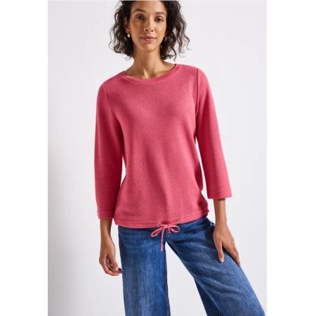 Street One Shirt met gebreide look