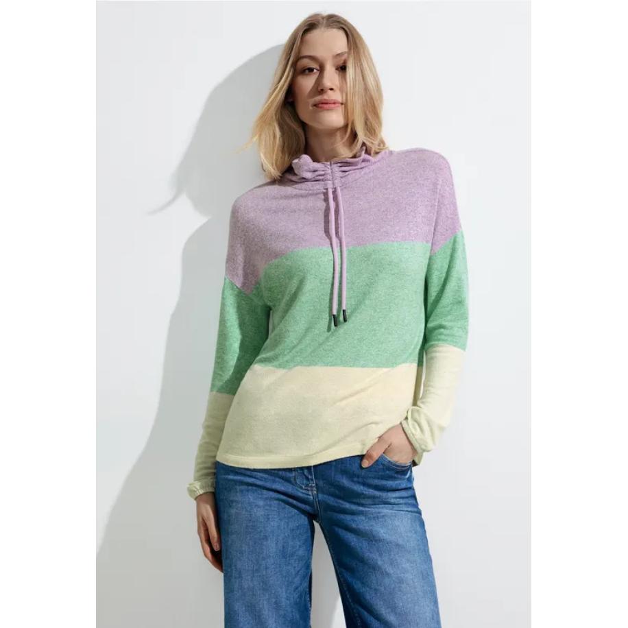 CECIL Shirt met blokstrepen Multicolor