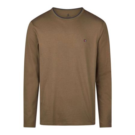 Jupiter Longsleeve olijf, Effen