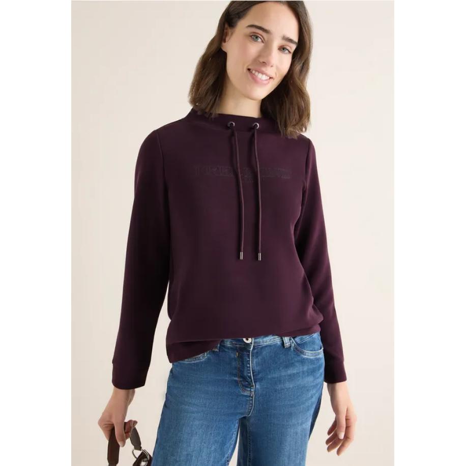 CECIL Shirt met borduursel Rood