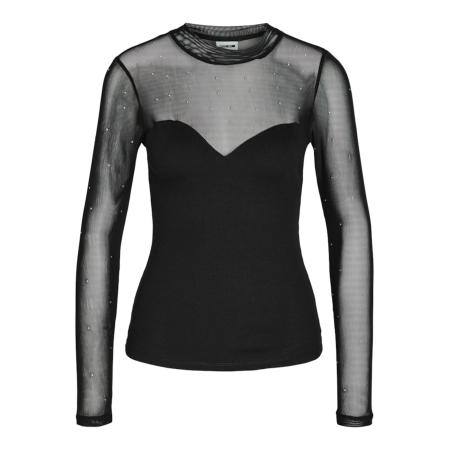 Noisy may Noisy may Shirt NMMAYA zwart / zilver