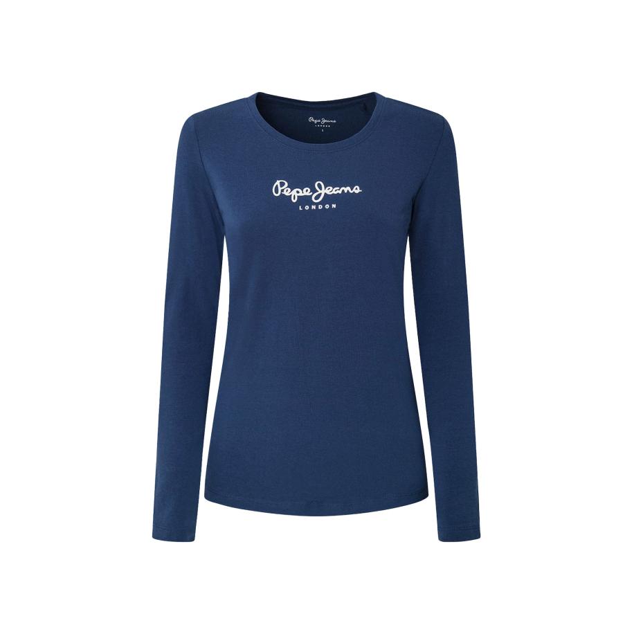 Pepe Jeans Pepe Jeans Shirt New Verginia donkerblauw / wit -