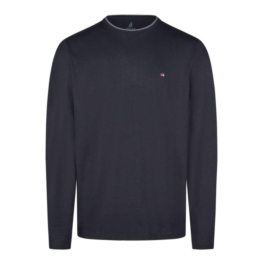 Jupiter Longsleeve zwart, Effen Zwart
