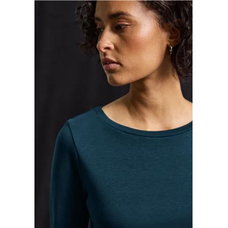 Street One Basic shirt met lange mouwen