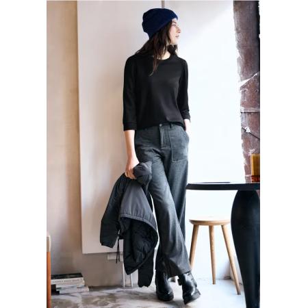 Street One Shirt met rimpels