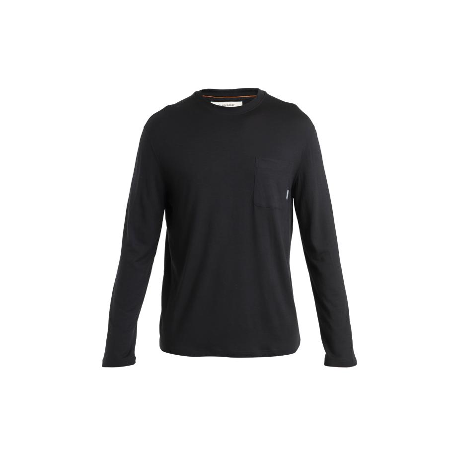 Icebreaker ICEBREAKER Functioneel shirt Mer Tech Lite III zwart / natuurwit -