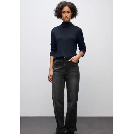 Street One Basic shirt met coltrui