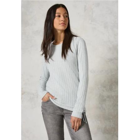 CECIL Shirt met geribbelde structuur