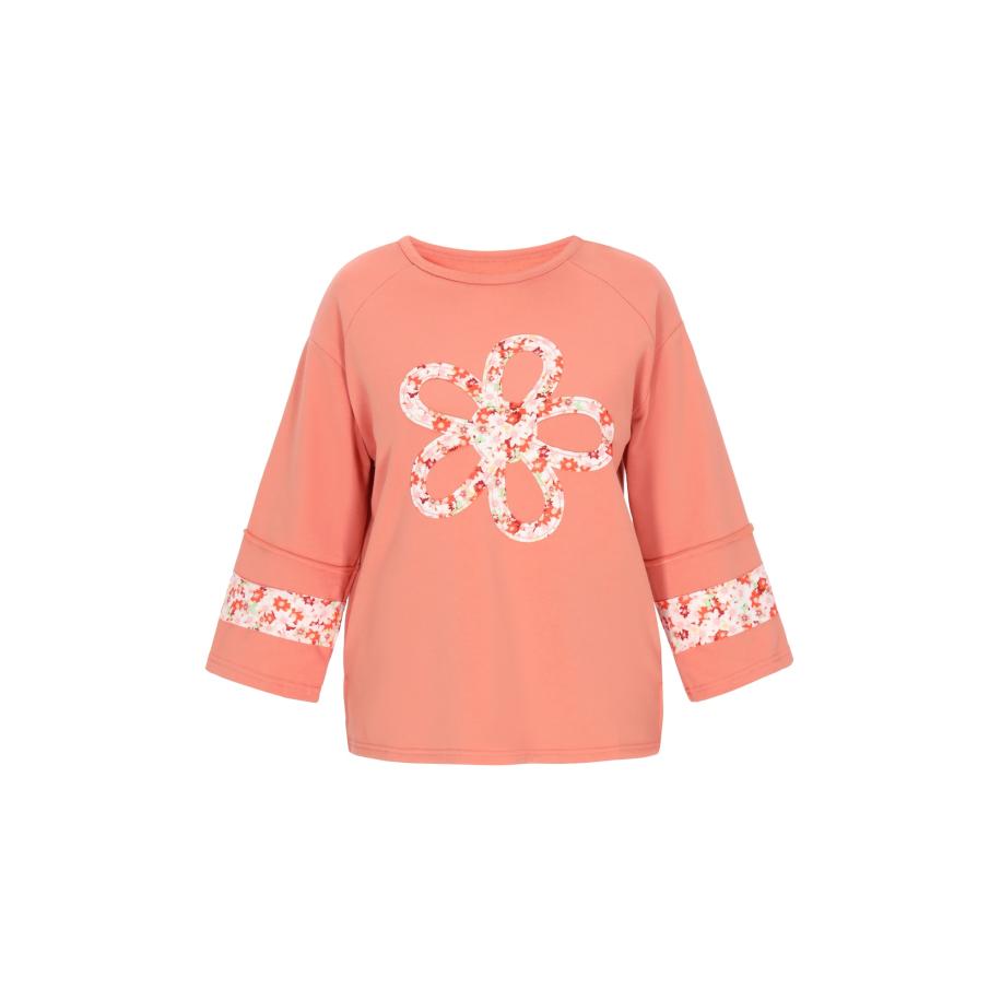 Usha usha FESTIVAL Shirt lichtgroen / koraal / rosa / wit -