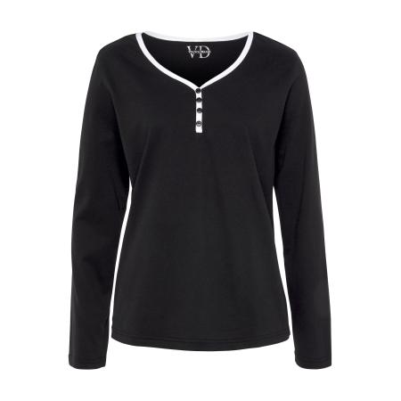 VIVANCE VIVANCE Shirt Dreams zwart / wit