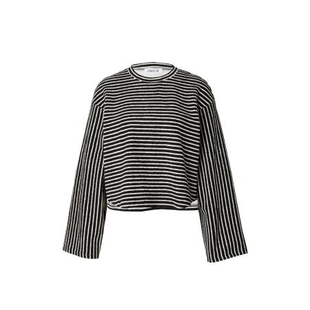 EDITED EDITED Shirt Kassandra zwart / wit