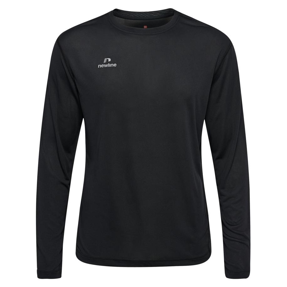 Newline Newline Functioneel shirt zwart / wit -