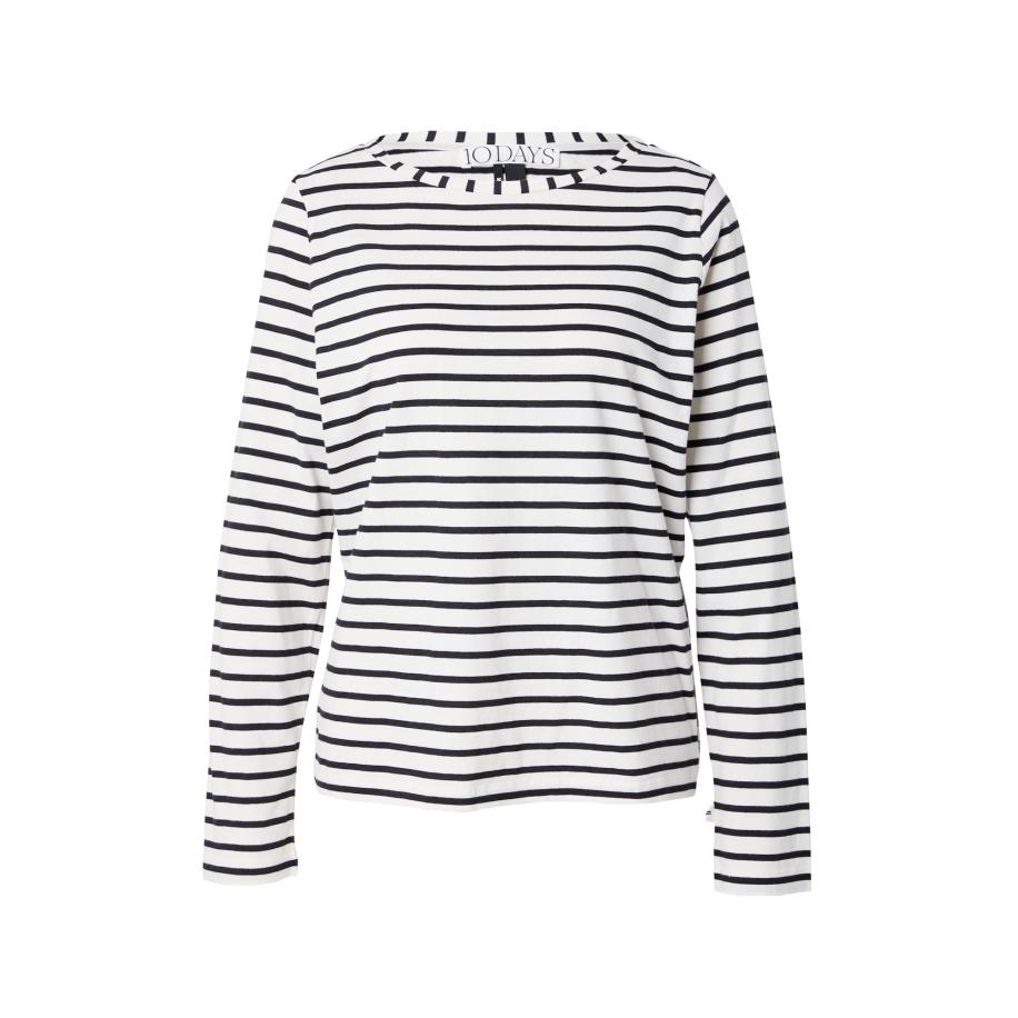 10DAYS 10Days Shirt zwart / wit -