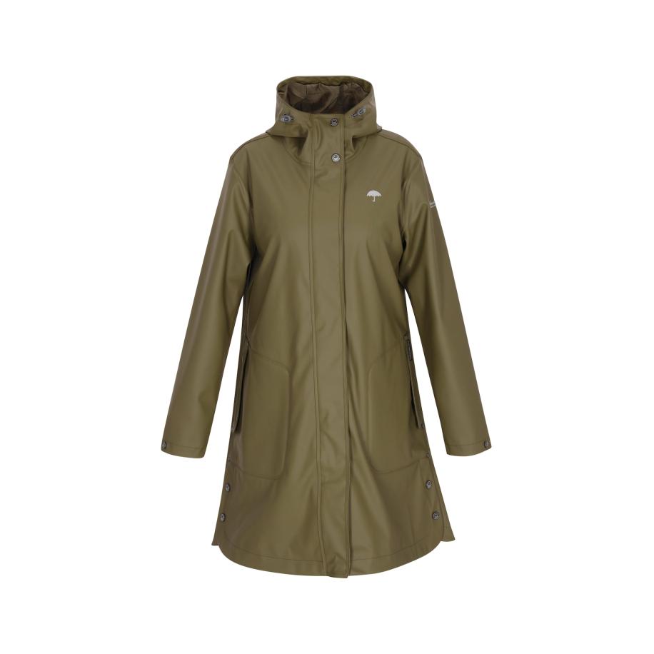 Schmuddelwedda Schmuddelwedda Functionele mantel olijfgroen -