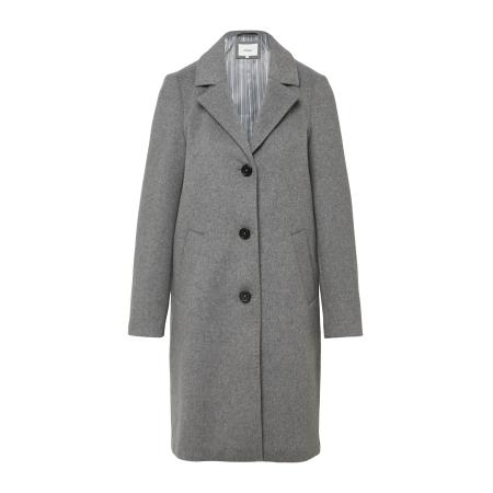 s.Oliver Tussenmantel grijs gemêleerd