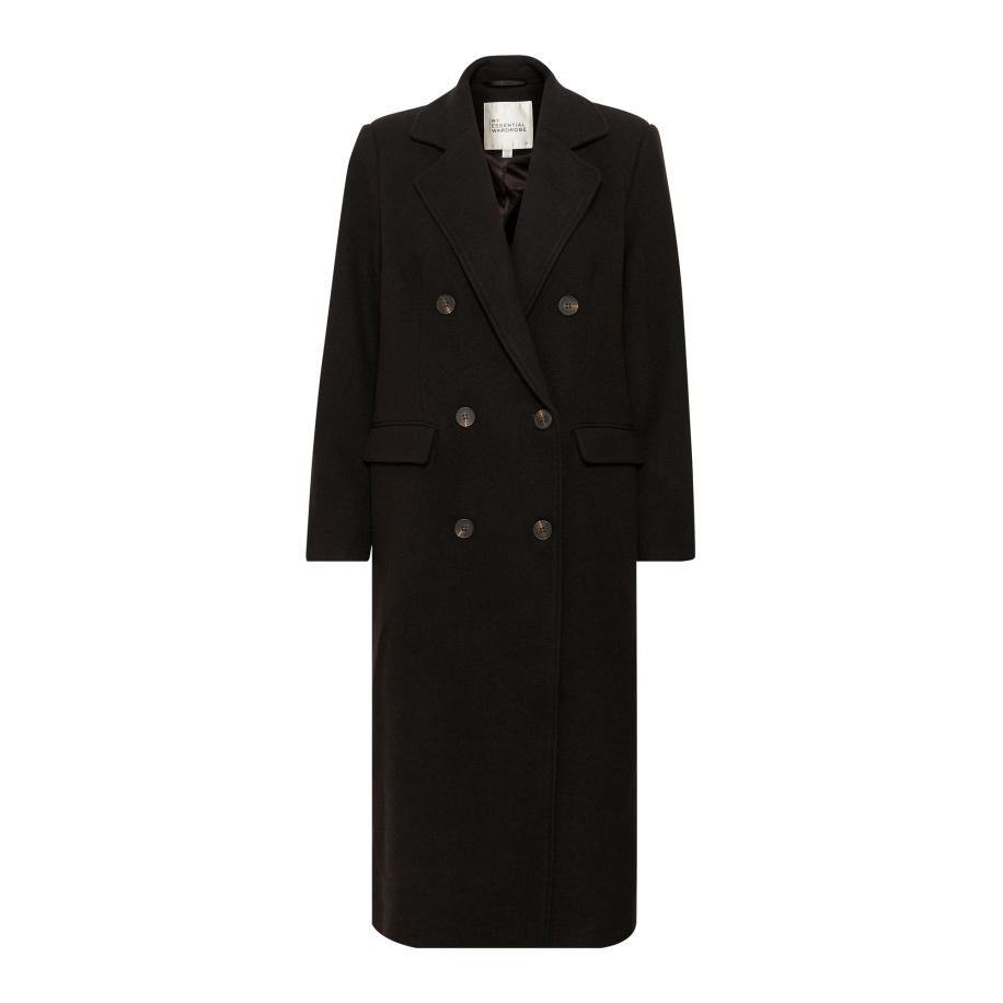 My Essential Wardrobe My Essential Wardrobe Tussenmantel MWFrannie donkerbruin -