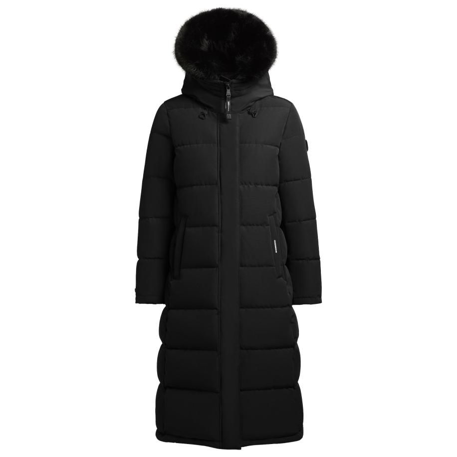 Khujo khujo Wintermantel Porde2 zwart -