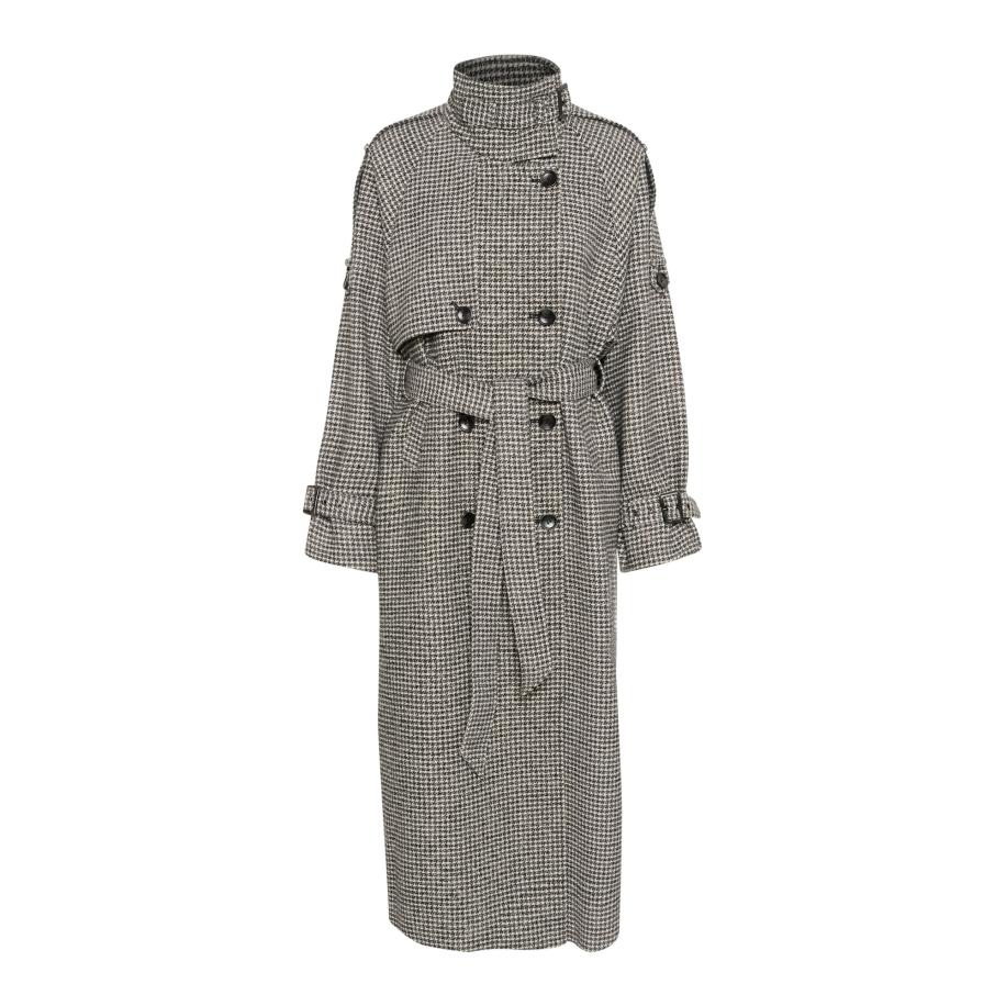 Gestuz Gestuz Tussenmantel GZAvic zwart / wit -