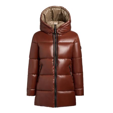 Khujo khujo Wintermantel Grana-YM kastanjebruin