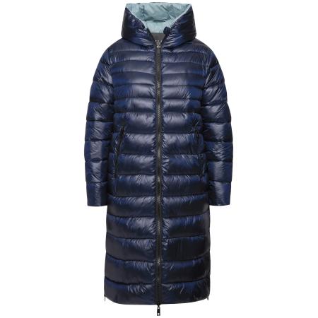 Ulla Popken Ulla Popken Wintermantel lichtblauw / donkerblauw