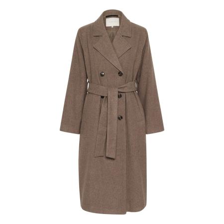 Kaffe Kaffe Tussenmantel Kanny bruin gemêleerd