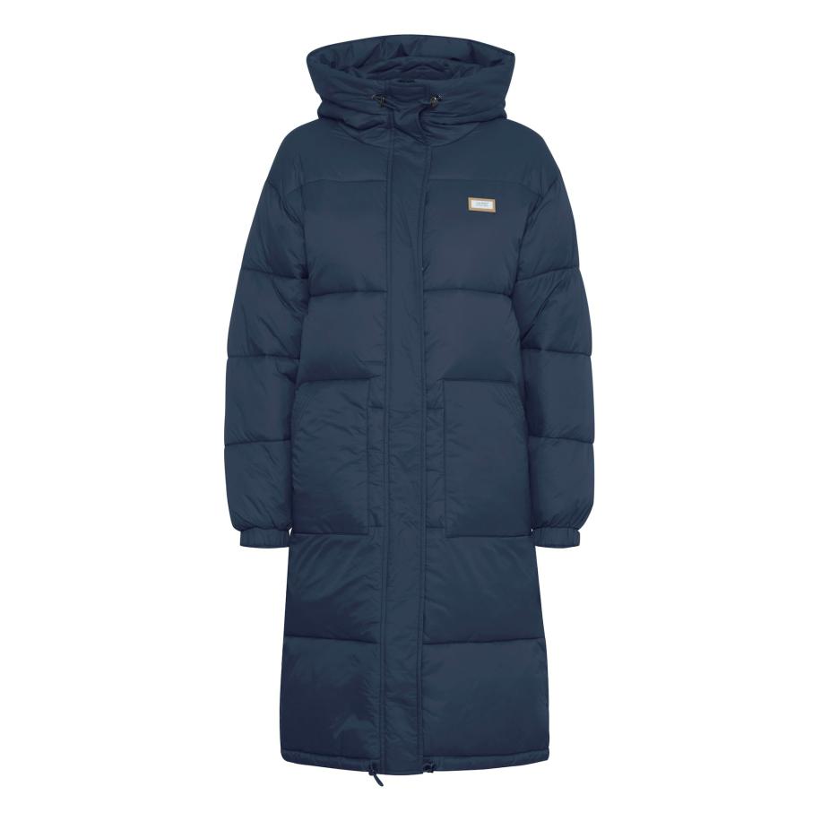 Oxmo Oxmo Wintermantel jolyn donkerblauw -